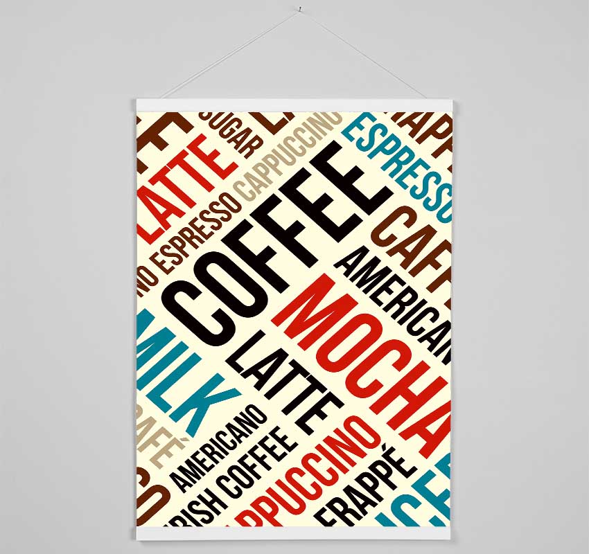 Coffee Heaven Hanging Poster - Wallart-Direct UK