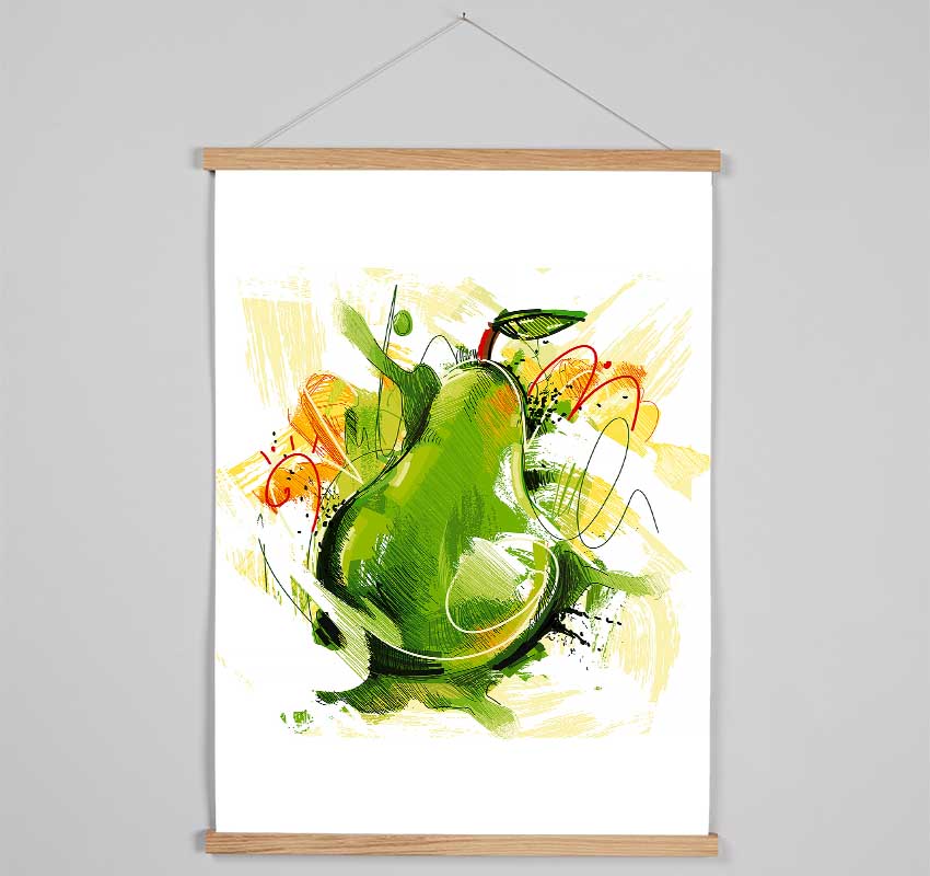 Pear Time Hanging Poster - Wallart-Direct UK