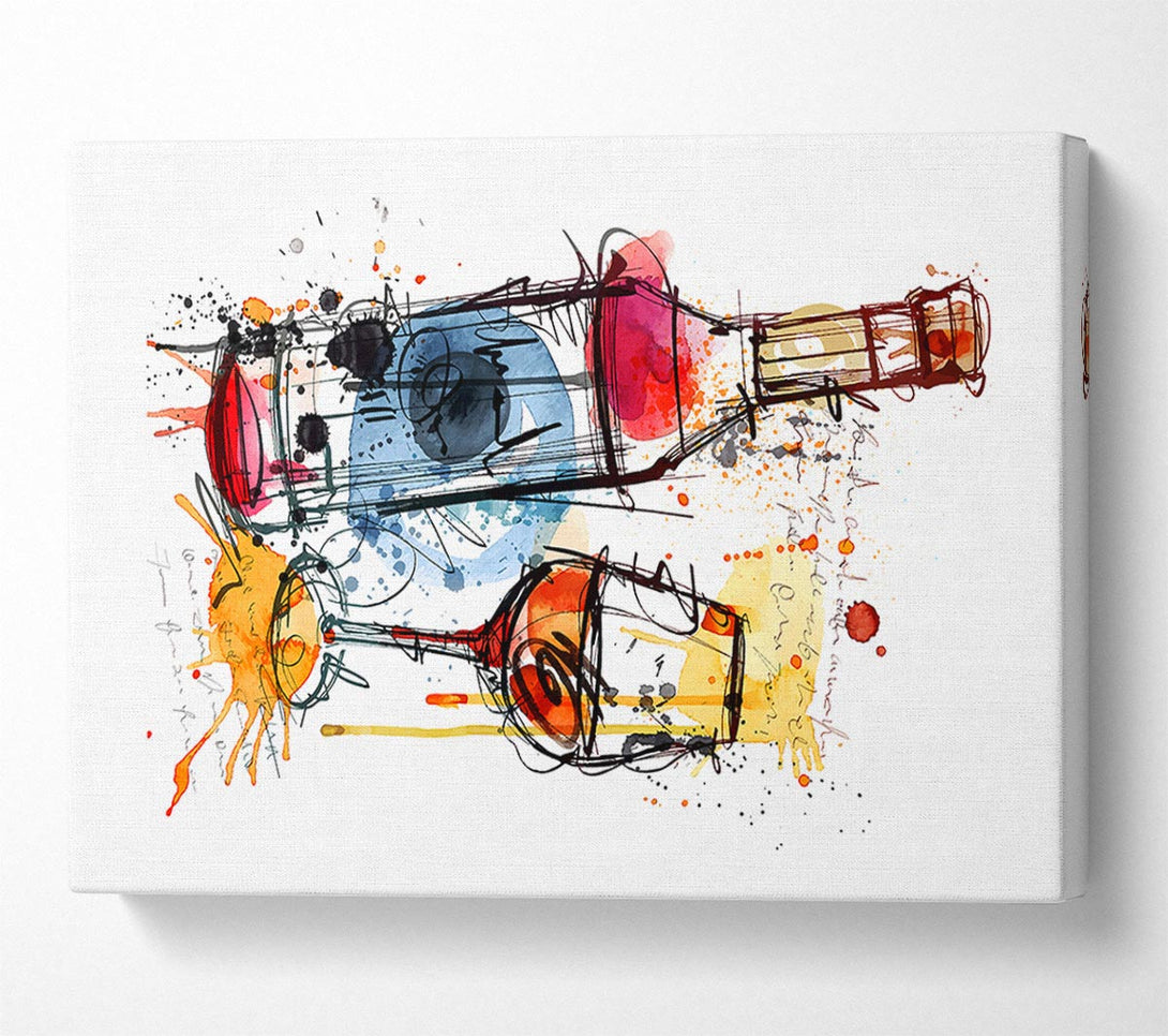 Picture of Wine Party Canvas Print Wall Art