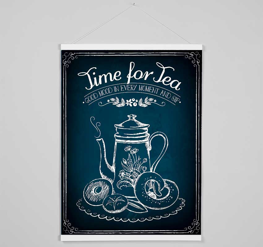 Time For Tea 2 Hanging Poster - Wallart-Direct UK