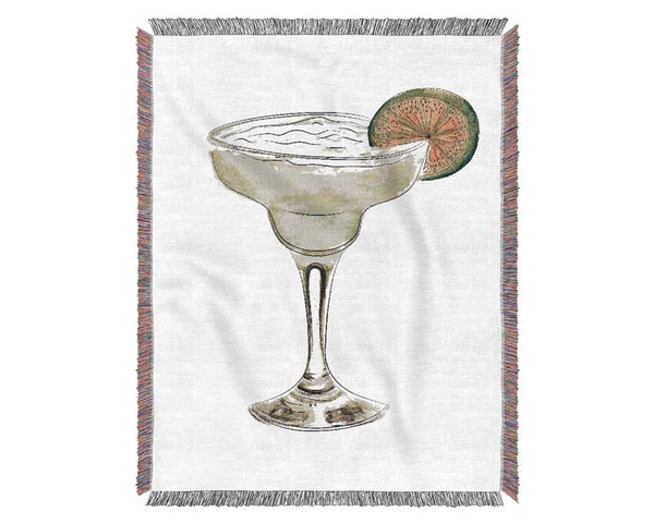 Margarita Cocktail 1 Woven Blanket