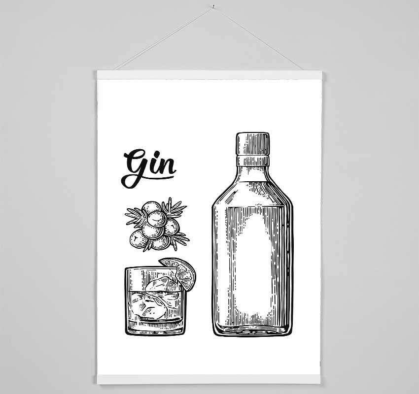 Gin And Tonic Over Ice 4 Hanging Poster - Wallart-Direct UK