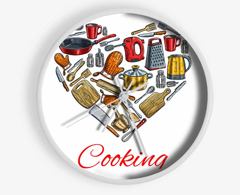 I Love Cooking 1 Clock - Wallart-Direct UK