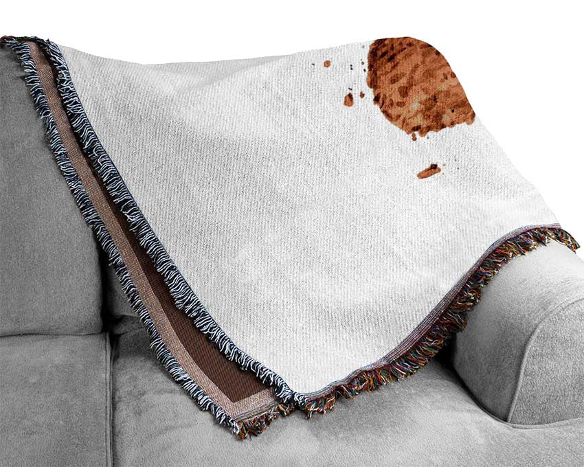 Chocolate Biscuit Cookies Woven Blanket