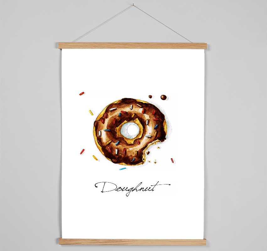 Chocolate Doughnut Hanging Poster - Wallart-Direct UK