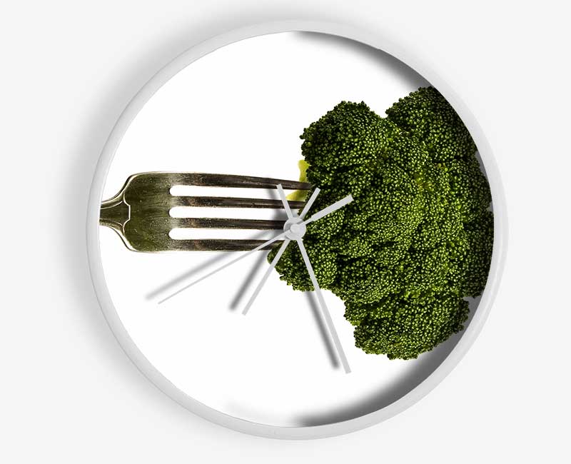 Eat Your Greens Clock - Wallart-Direct UK