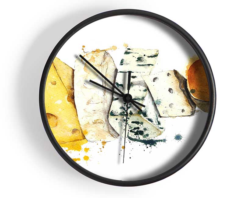 Cheese Selection Clock - Wallart-Direct UK