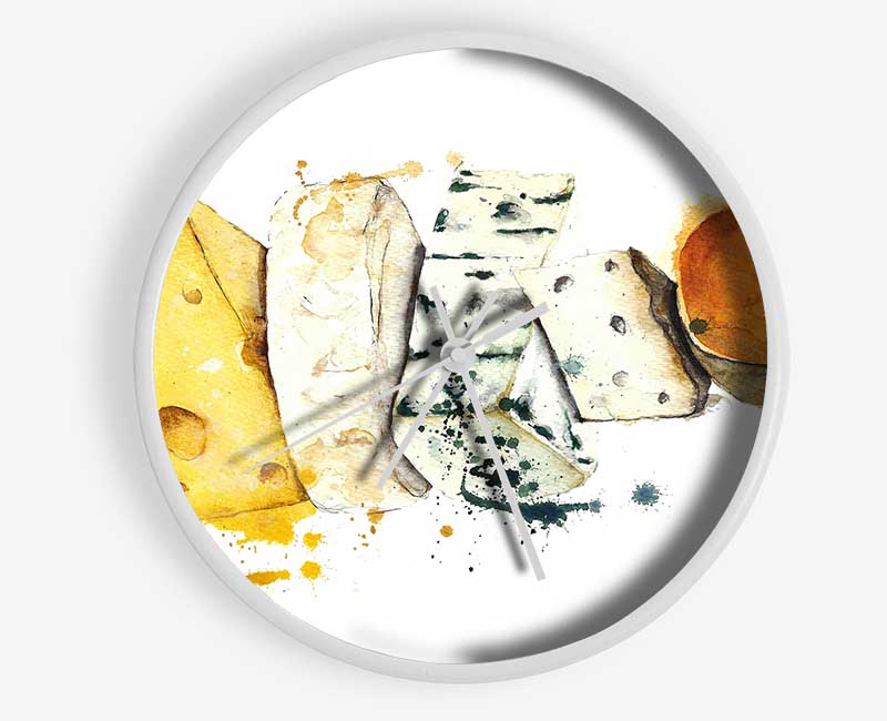 Cheese Selection Clock - Wallart-Direct UK