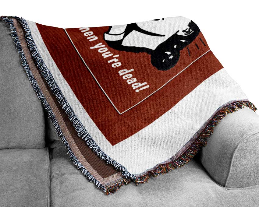 Coffee You Can Sleep Woven Blanket