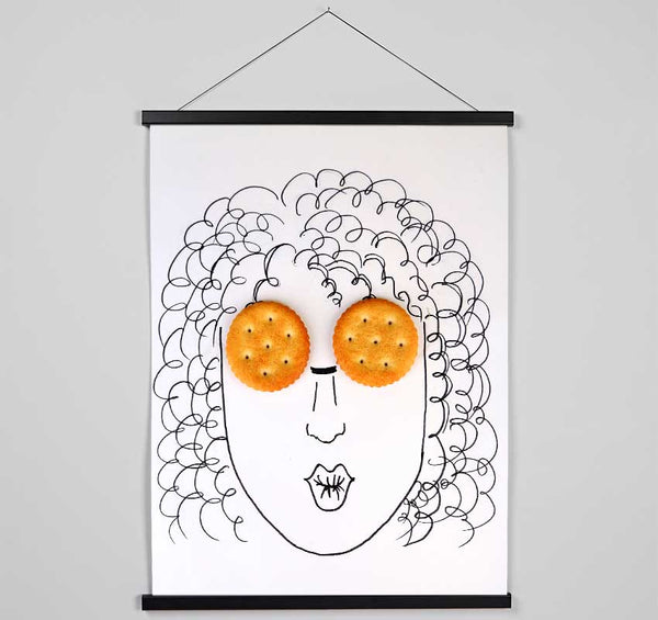 Biscuit Eyes Hanging Poster - Wallart-Direct UK