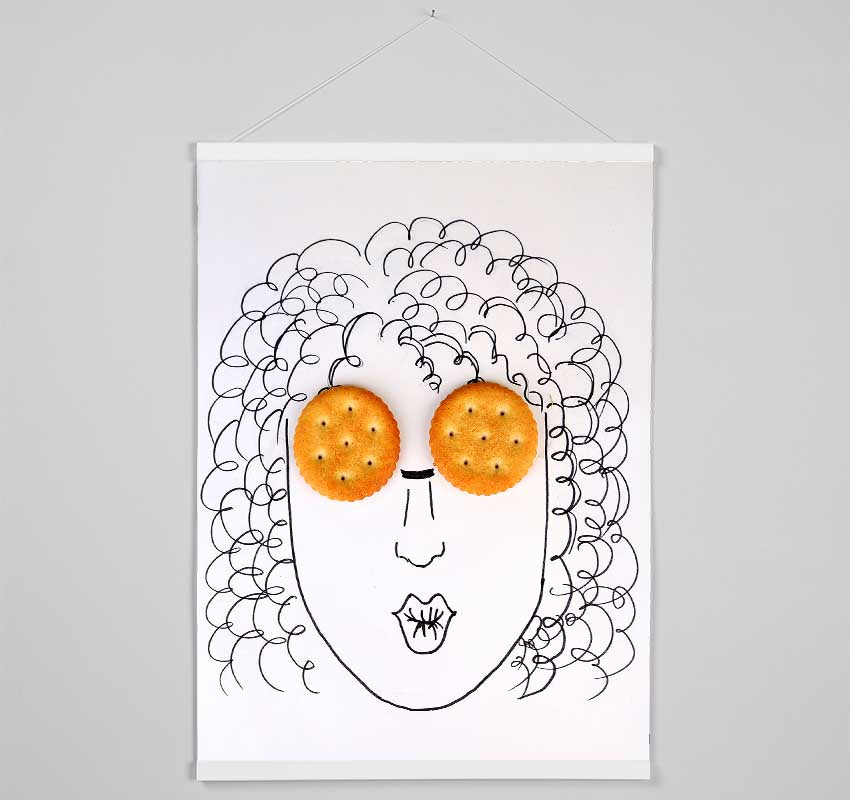 Biscuit Eyes Hanging Poster - Wallart-Direct UK