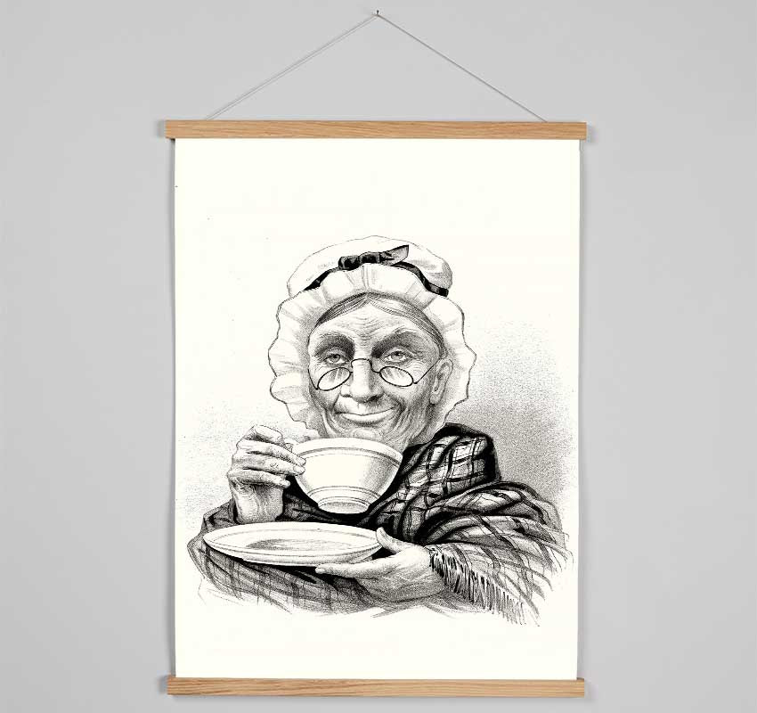 Granma Tea Time Hanging Poster - Wallart-Direct UK