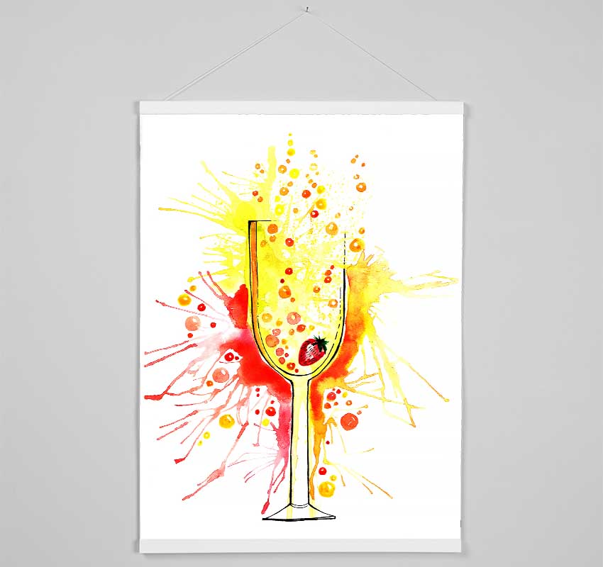 Champagne Cocktail Hanging Poster - Wallart-Direct UK