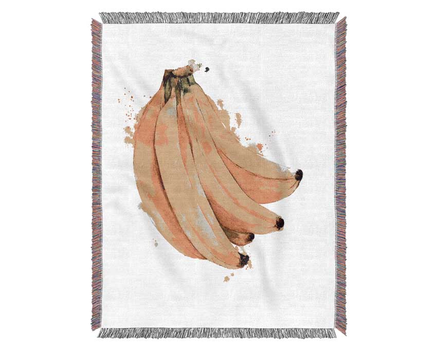 Bunch Of Bananas Woven Blanket