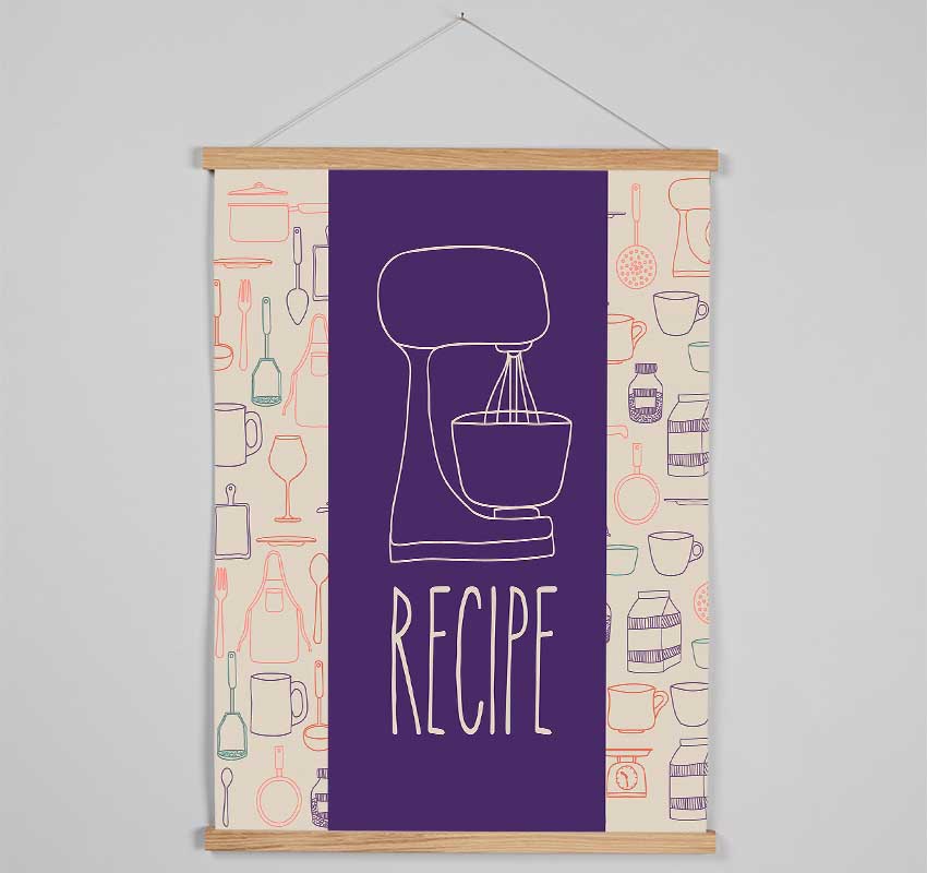 Recipe Hanging Poster - Wallart-Direct UK