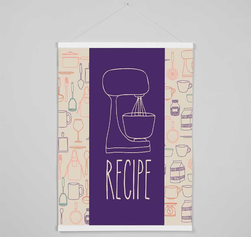 Recipe Hanging Poster - Wallart-Direct UK