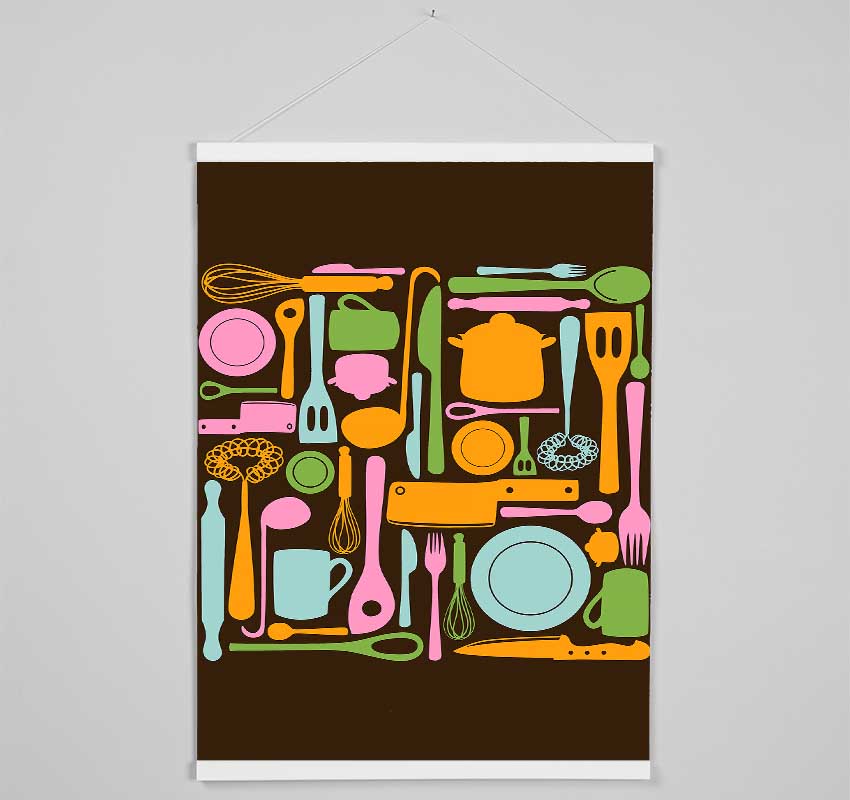 I Love Cooking 3 Hanging Poster - Wallart-Direct UK