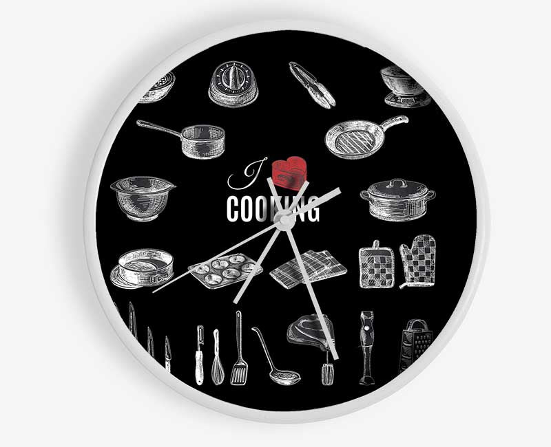 I Love Cooking 2 Clock - Wallart-Direct UK