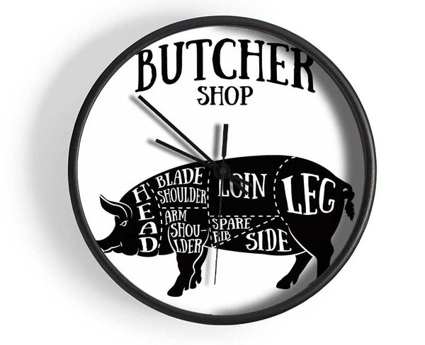 Butchers Selection 12 Clock - Wallart-Direct UK