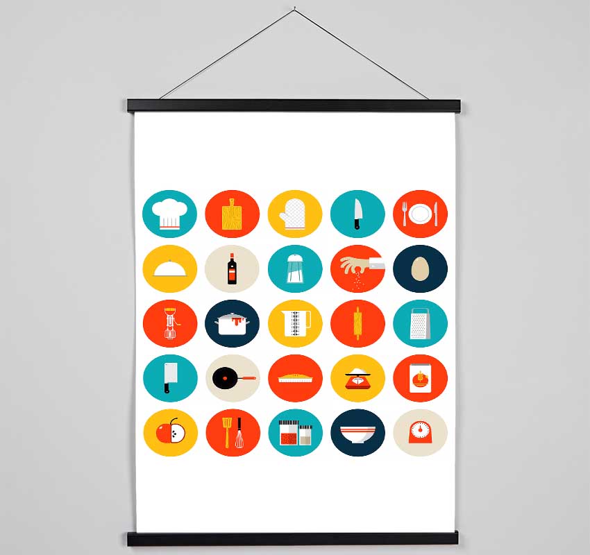 I Love Cooking 7 Hanging Poster - Wallart-Direct UK