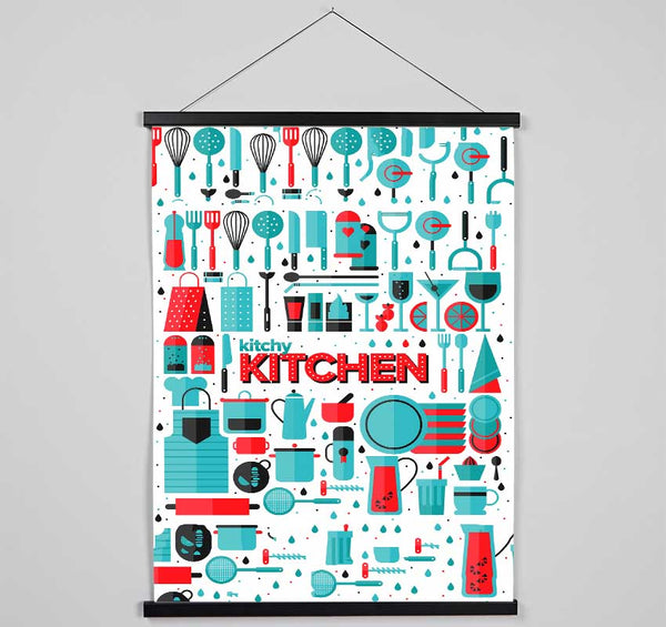 Kitchy Hanging Poster - Wallart-Direct UK