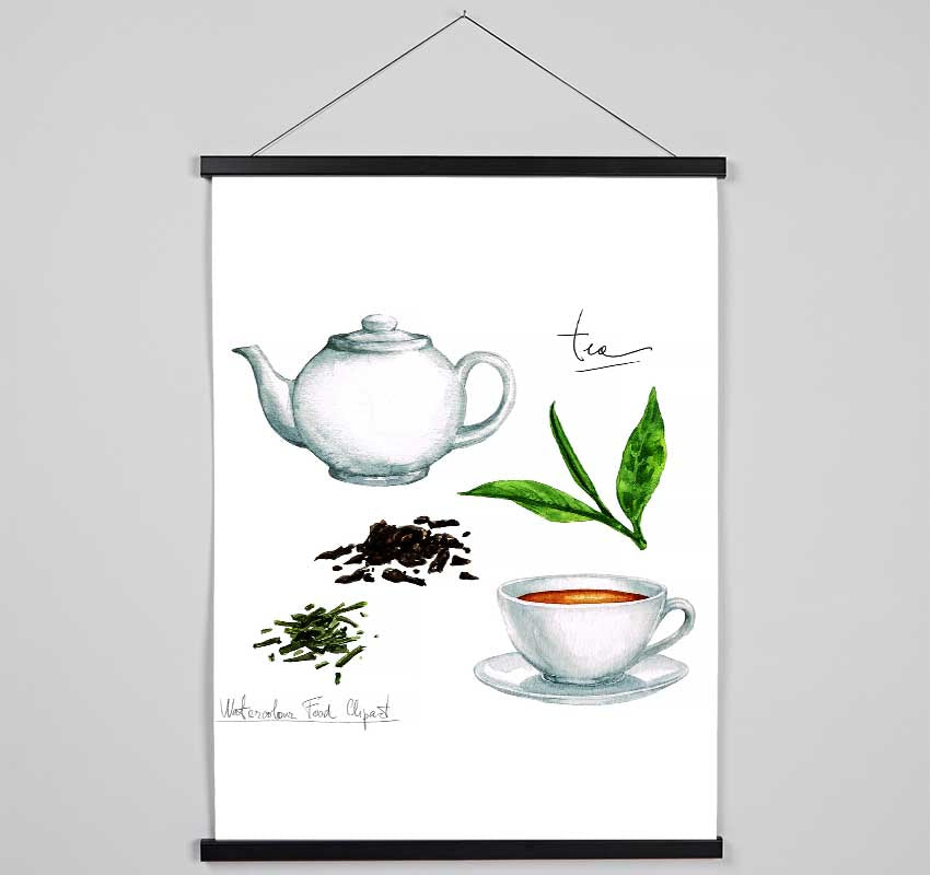 Tea Selection Hanging Poster - Wallart-Direct UK