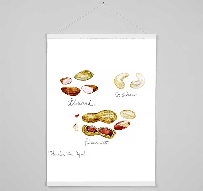 Nut Selection 3 Hanging Poster - Wallart-Direct UK