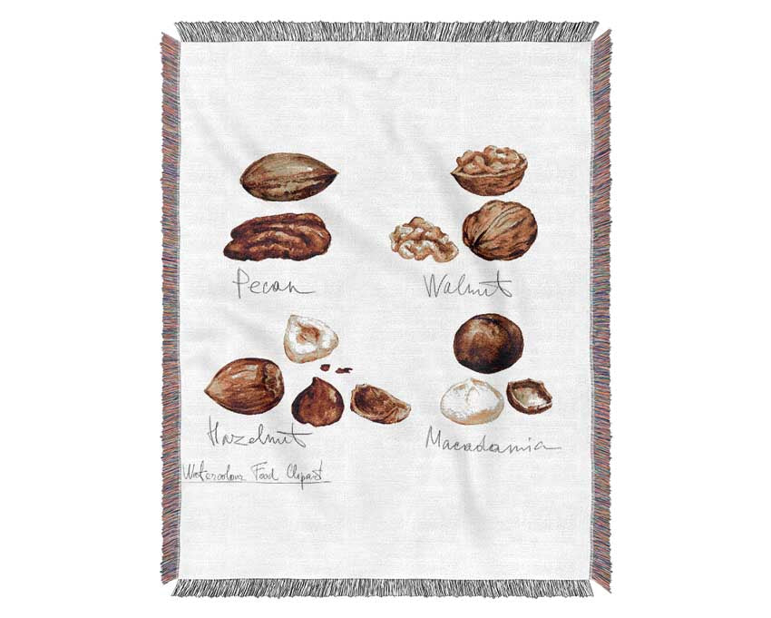 Nut Selection 1 Woven Blanket