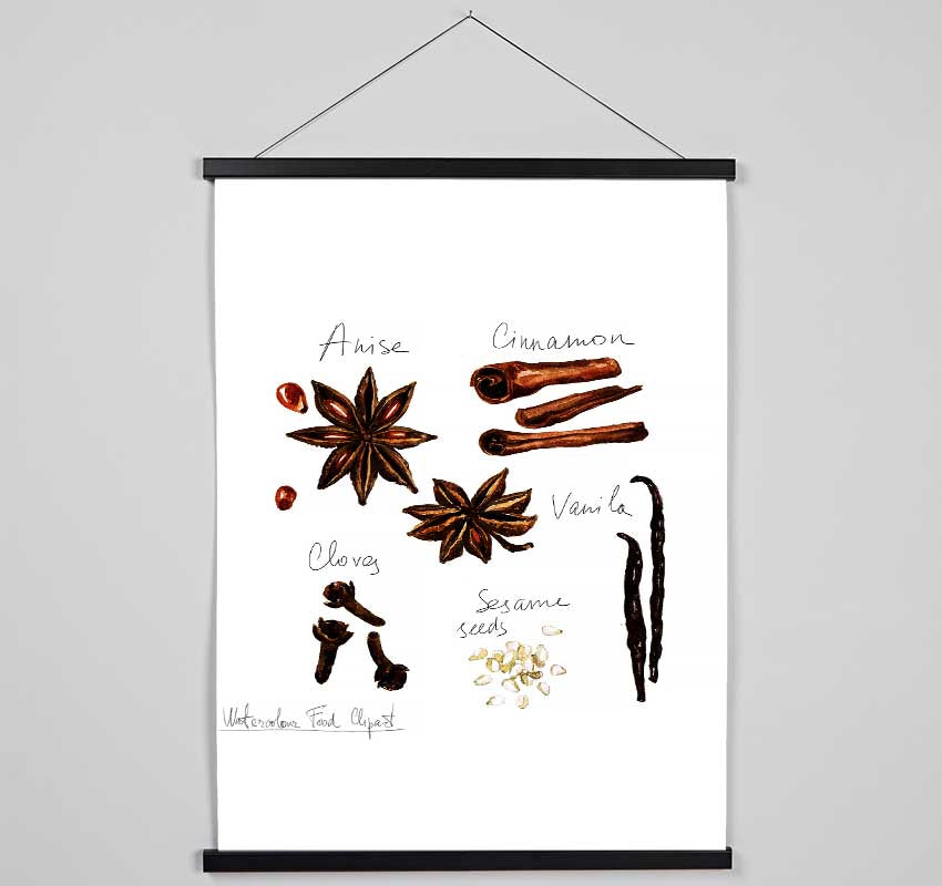 The Spice Of Life Hanging Poster - Wallart-Direct UK