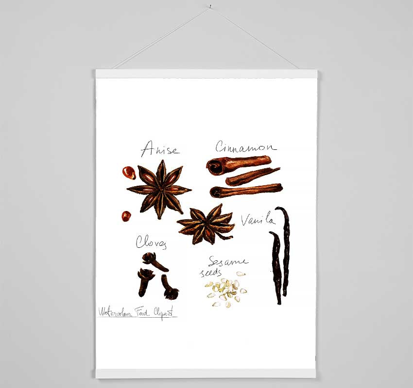 The Spice Of Life Hanging Poster - Wallart-Direct UK