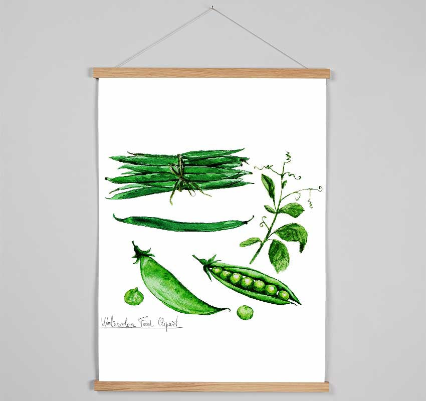 Peas In A Pod Hanging Poster - Wallart-Direct UK