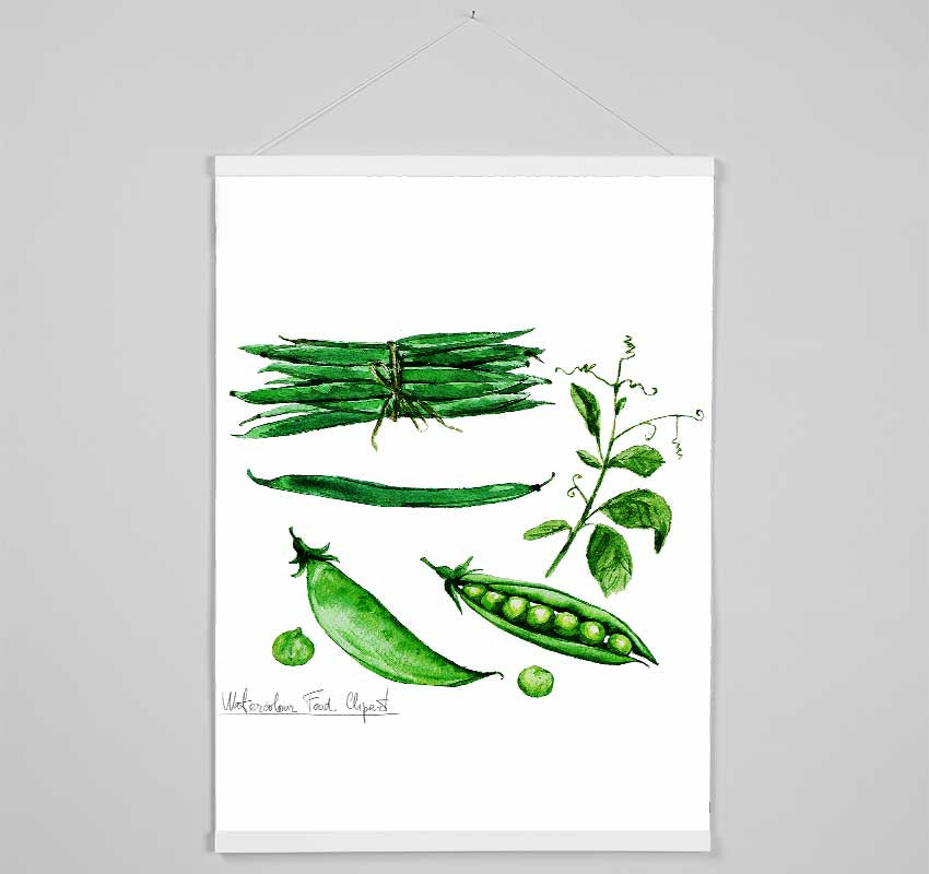 Peas In A Pod Hanging Poster - Wallart-Direct UK