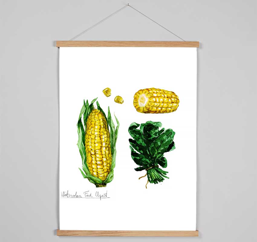 Sweetcorn 1 Hanging Poster - Wallart-Direct UK