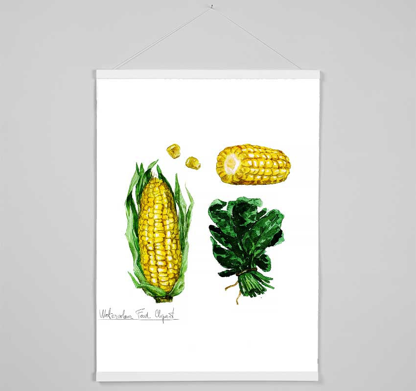 Sweetcorn 1 Hanging Poster - Wallart-Direct UK