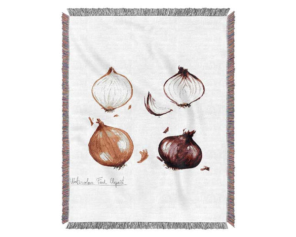 Onions Woven Blanket