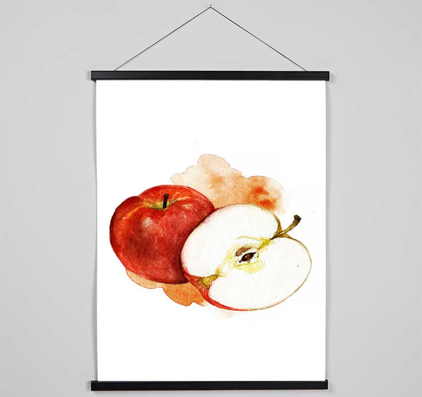 Apple Half Hanging Poster - Wallart-Direct UK