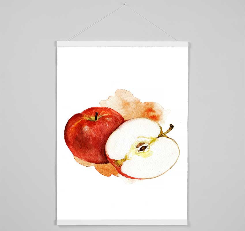 Apple Half Hanging Poster - Wallart-Direct UK