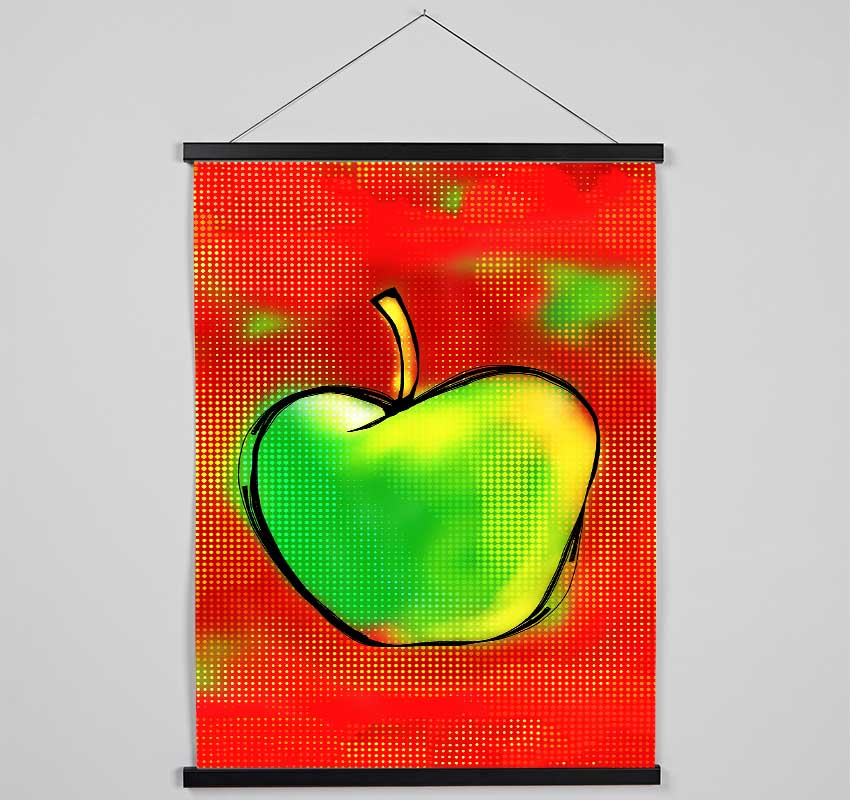 Green Apple Hanging Poster - Wallart-Direct UK