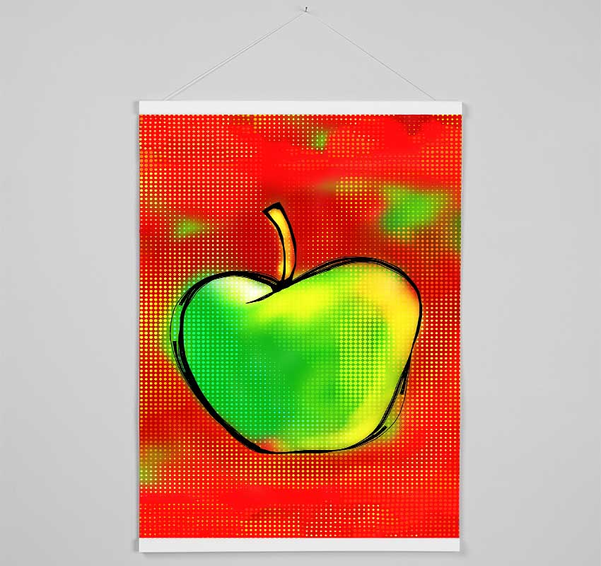 Green Apple Hanging Poster - Wallart-Direct UK