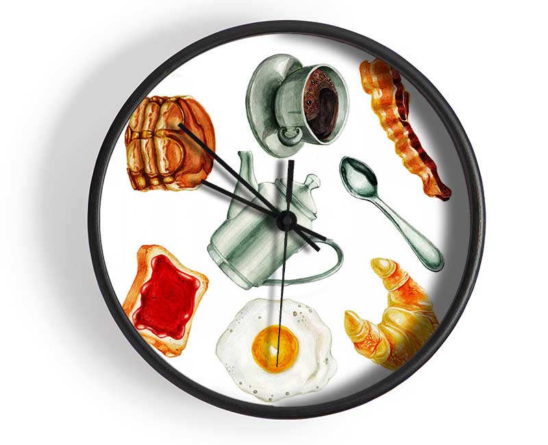 Breakfast Ready Clock - Wallart-Direct UK