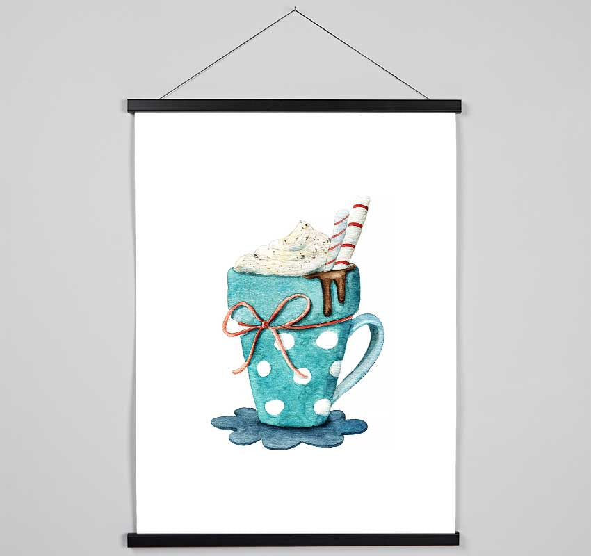 Hot Chocolate Delight Hanging Poster - Wallart-Direct UK