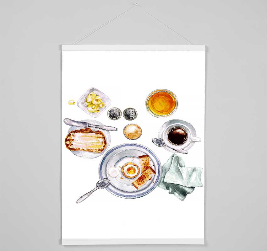 Breakfast Time Hanging Poster - Wallart-Direct UK