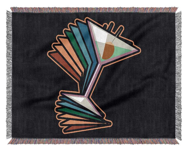 Cocktail Party 3 Woven Blanket