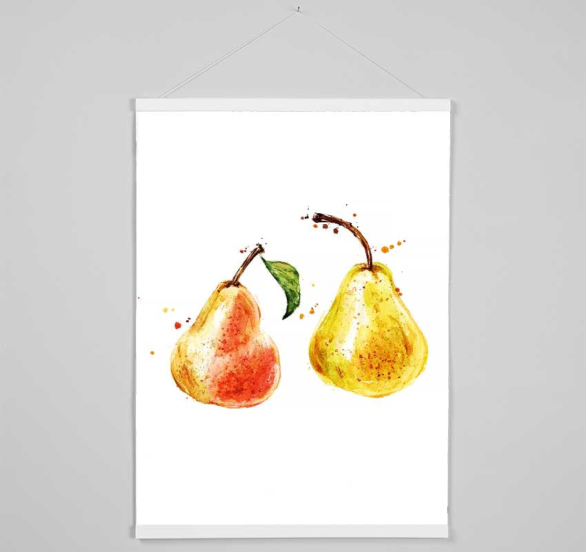 Pear Duo 1 Hanging Poster - Wallart-Direct UK