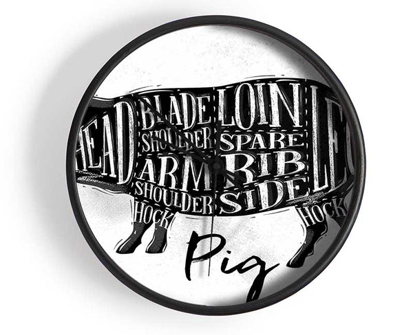 Butchers Selection 11 Clock - Wallart-Direct UK