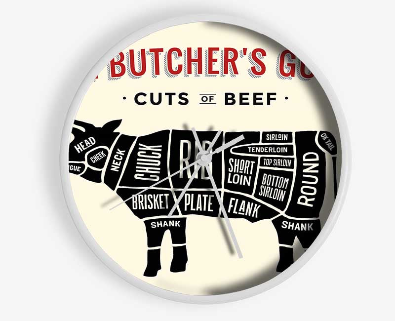 Butchers Selection 7 Clock - Wallart-Direct UK