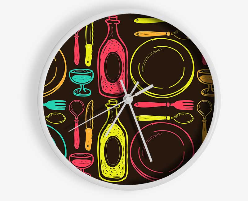 I Love Cooking 4 Clock - Wallart-Direct UK