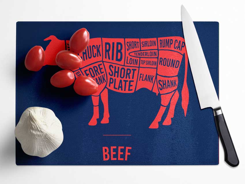 Butchers Selection 4 Glass Chopping Board