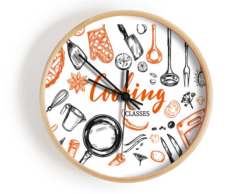 Utensils 7 Clock - Wallart-Direct UK