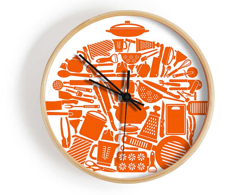 I Love Cooking 5 Clock - Wallart-Direct UK